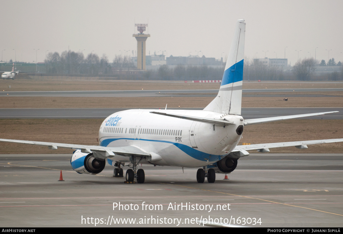 Aircraft Photo of SP-ENC | Boeing 737-4Q8 | Enter Air | AirHistory.net #163034