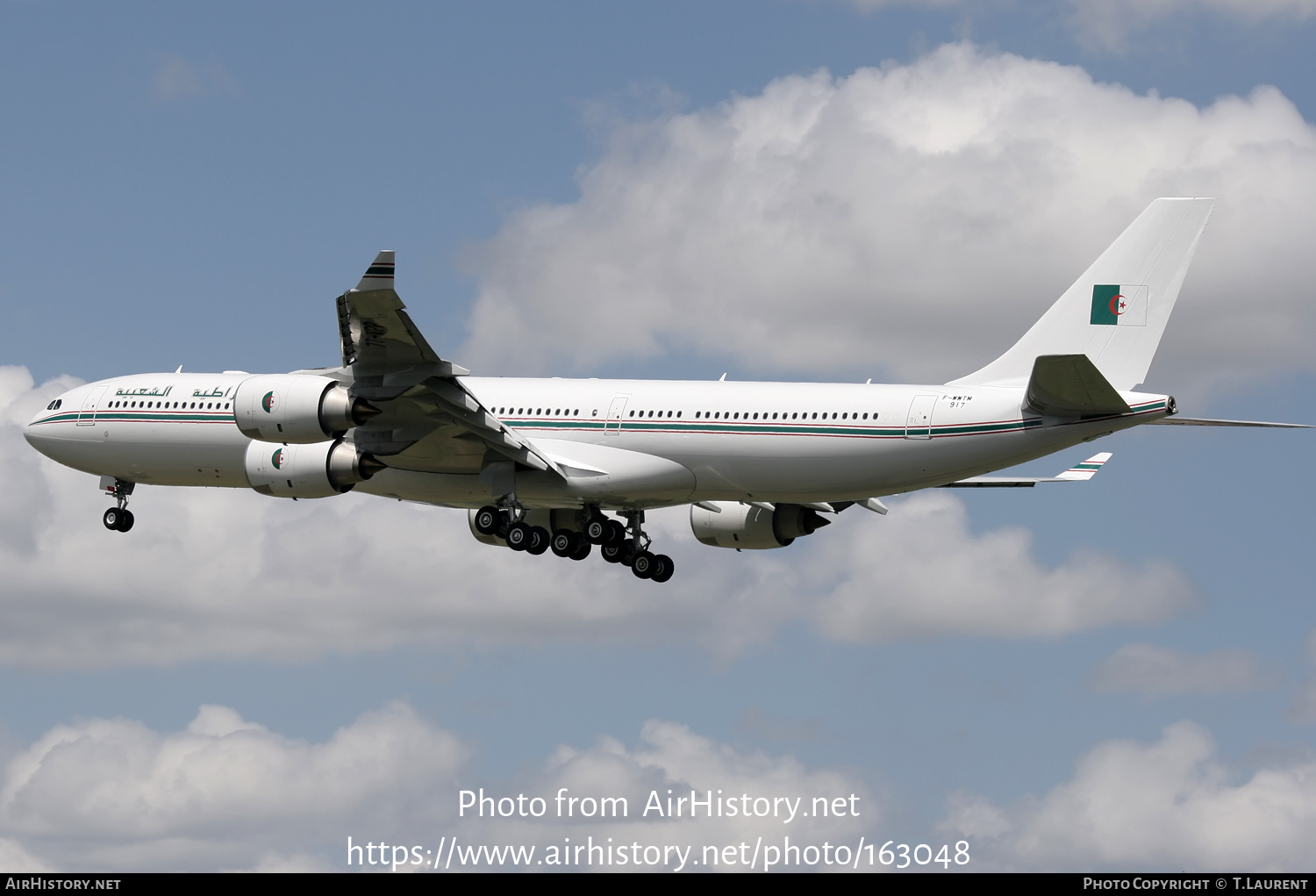 Aircraft Photo of F-WWTM | Airbus A340-541 | Algeria - Air Force | AirHistory.net #163048