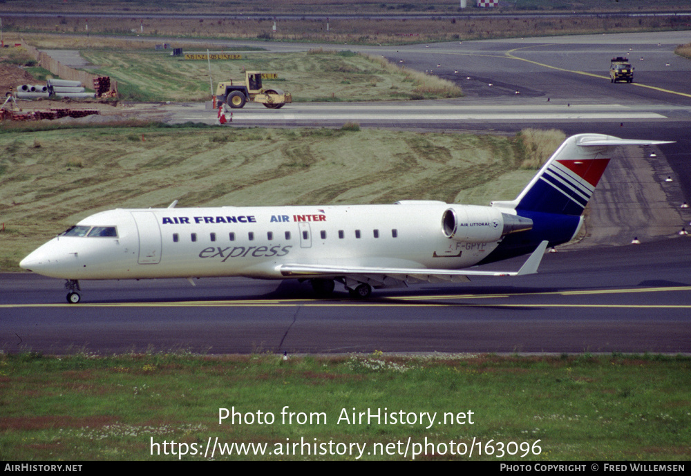 Aircraft Photo of F-GPYP | Canadair CRJ-100ER (CL-600-2B19) | Air France Express | AirHistory.net #163096