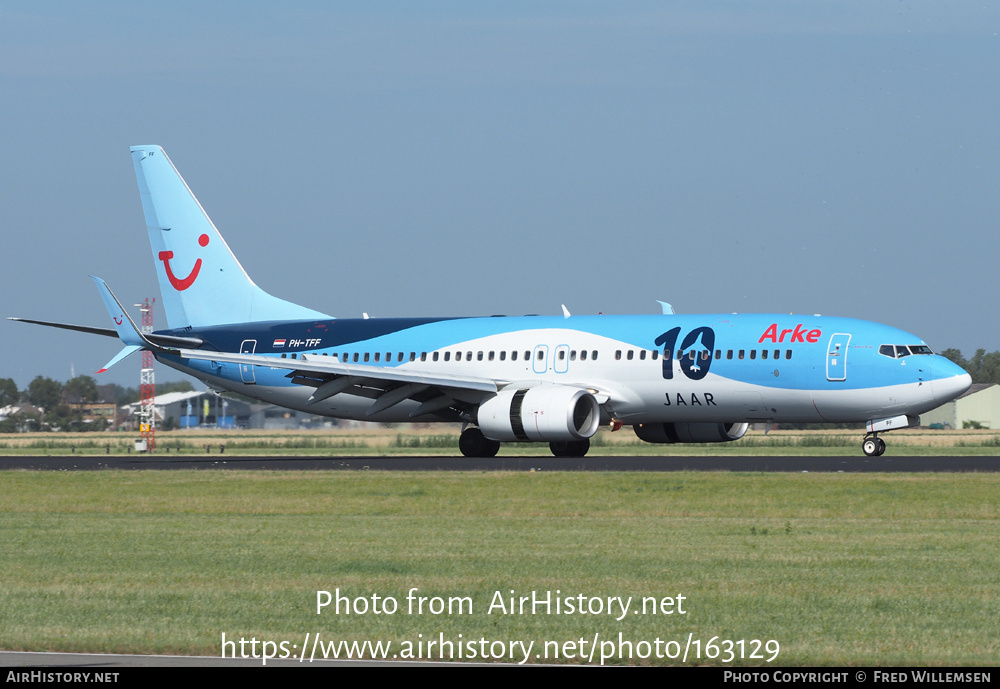 Aircraft Photo of PH-TFF | Boeing 737-86N | Arke | AirHistory.net #163129