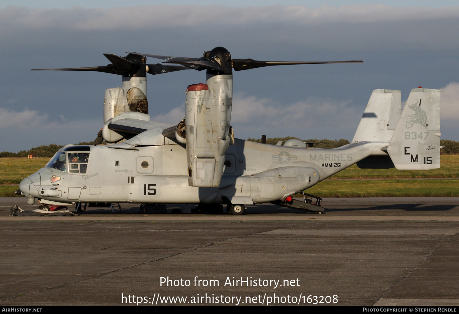 Aircraft Photo of 168347 / 8347 | Bell-Boeing MV-22B Osprey | USA - Marines | AirHistory.net #163208