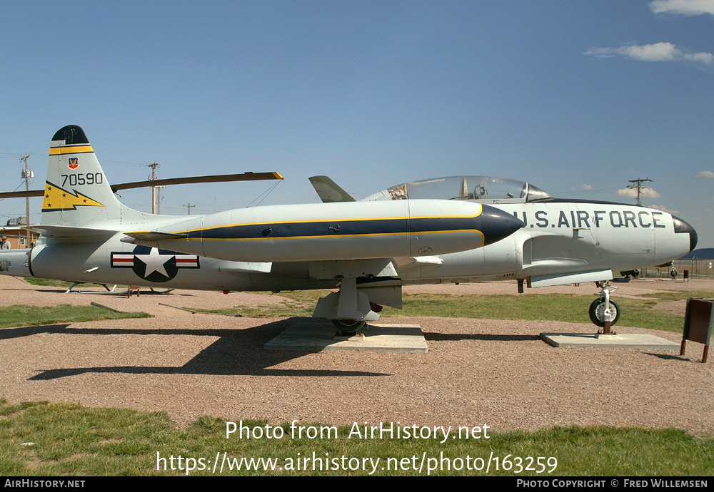 Aircraft Photo of 57-590 / 70590 | Lockheed T-33A | USA - Air Force | AirHistory.net #163259