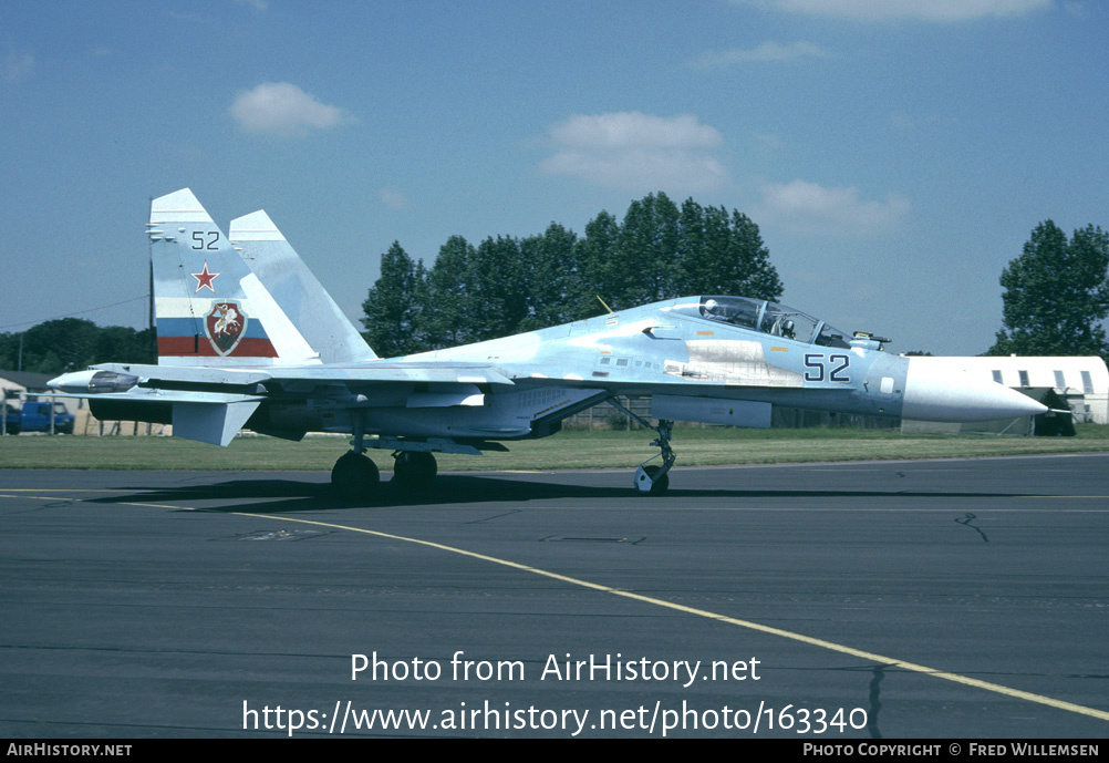 Aircraft Photo of 52 blue | Sukhoi Su-30 | Russia - Air Force | AirHistory.net #163340