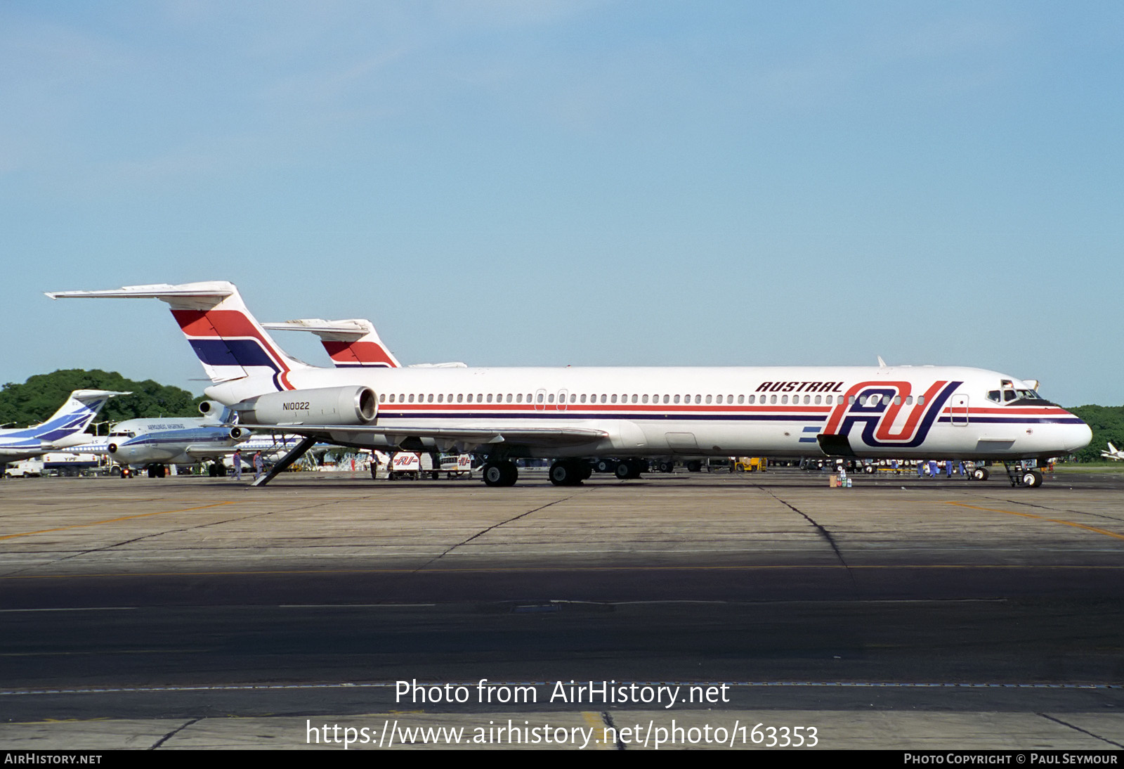 Aircraft Photo of N10022 | McDonnell Douglas MD-81 (DC-9-81) | Austral Líneas Aéreas | AirHistory.net #163353