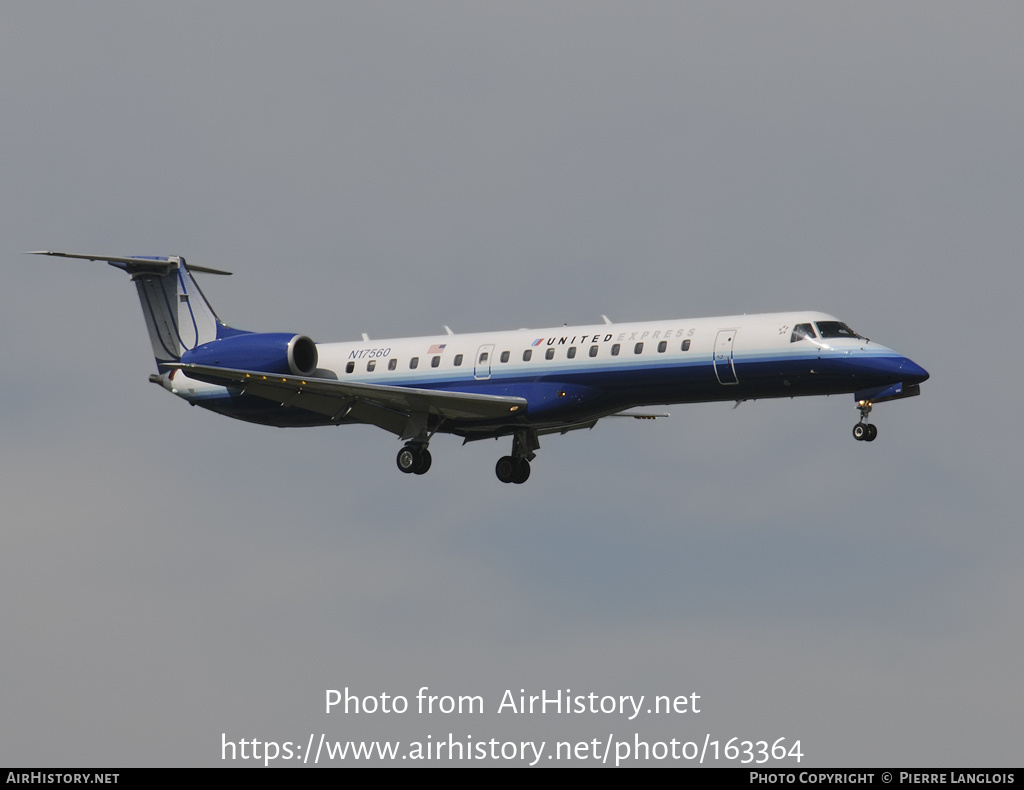 Aircraft Photo of N17560 | Embraer ERJ-145LR (EMB-145LR) | United Express | AirHistory.net #163364