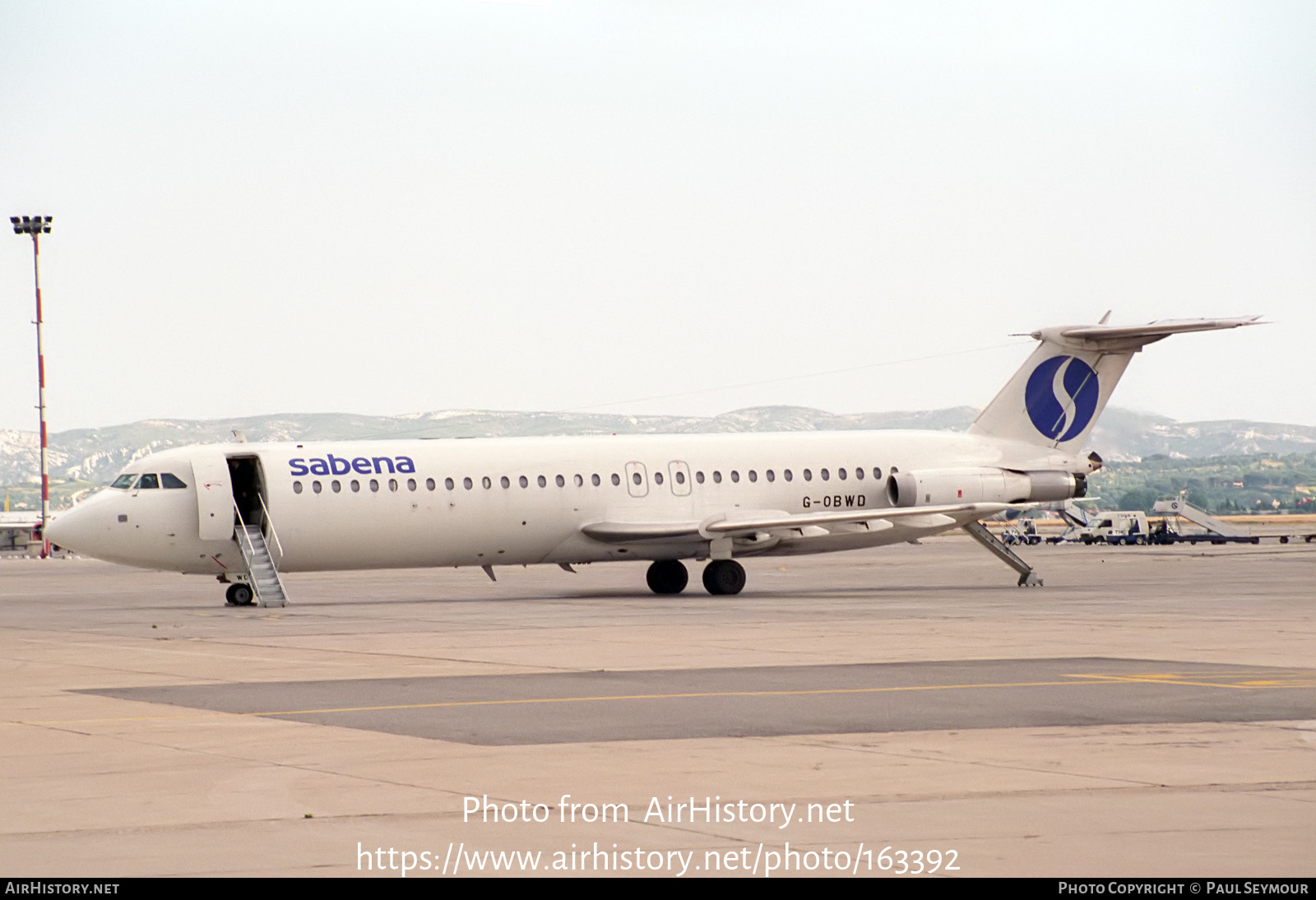 Aircraft Photo of G-OBWD | BAC 111-518FG One-Eleven | Sabena | AirHistory.net #163392