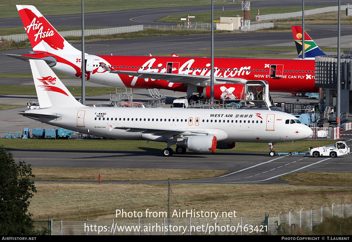 Aircraft Photo of F-WWBD | Airbus A320-214 | West Air | AirHistory.net #163421