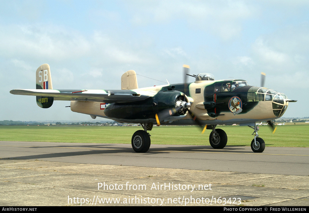 Aircraft Photo of HB-RDE / 458811 | North American B-25J Mitchell | USA - Air Force | AirHistory.net #163423