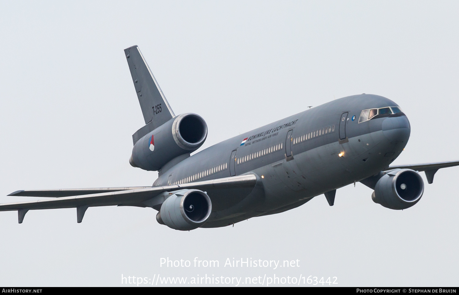 Aircraft Photo of T-255 | McDonnell Douglas DC-10-30CF | Netherlands - Air Force | AirHistory.net #163442