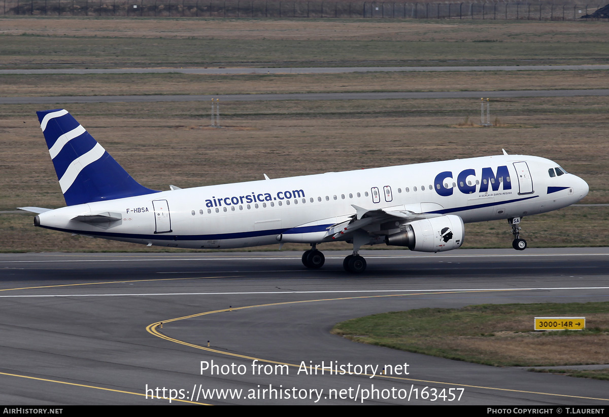 Aircraft Photo of F-HBSA | Airbus A320-216 | CCM Airlines - Compagnie Corse Méditerranée | AirHistory.net #163457