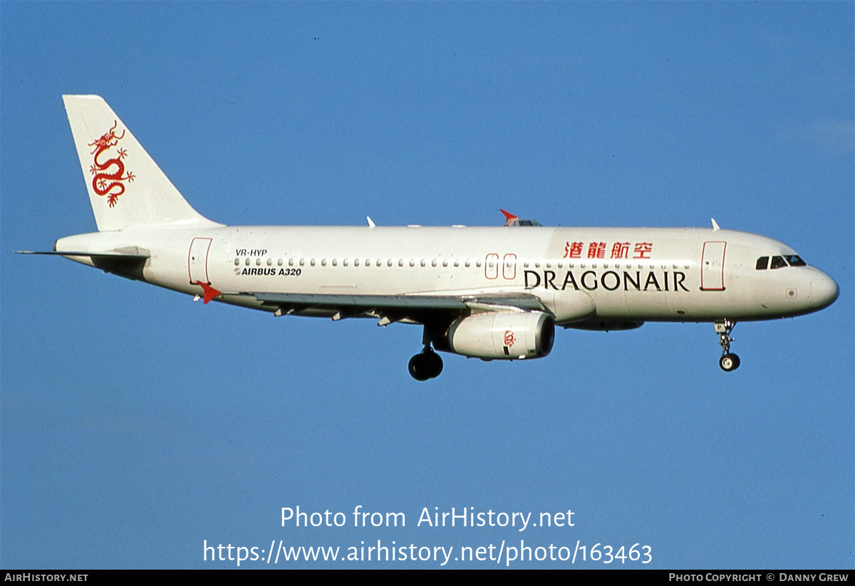 Aircraft Photo of VR-HYP | Airbus A320-231 | Dragonair | AirHistory.net #163463