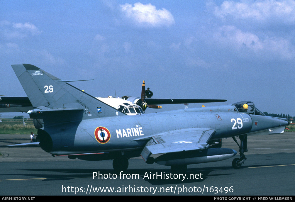 Aircraft Photo of 29 | Dassault Etendard IVM | France - Navy | AirHistory.net #163496