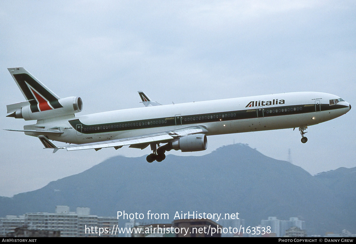 Aircraft Photo of I-DUPB | McDonnell Douglas MD-11 | Alitalia | AirHistory.net #163538