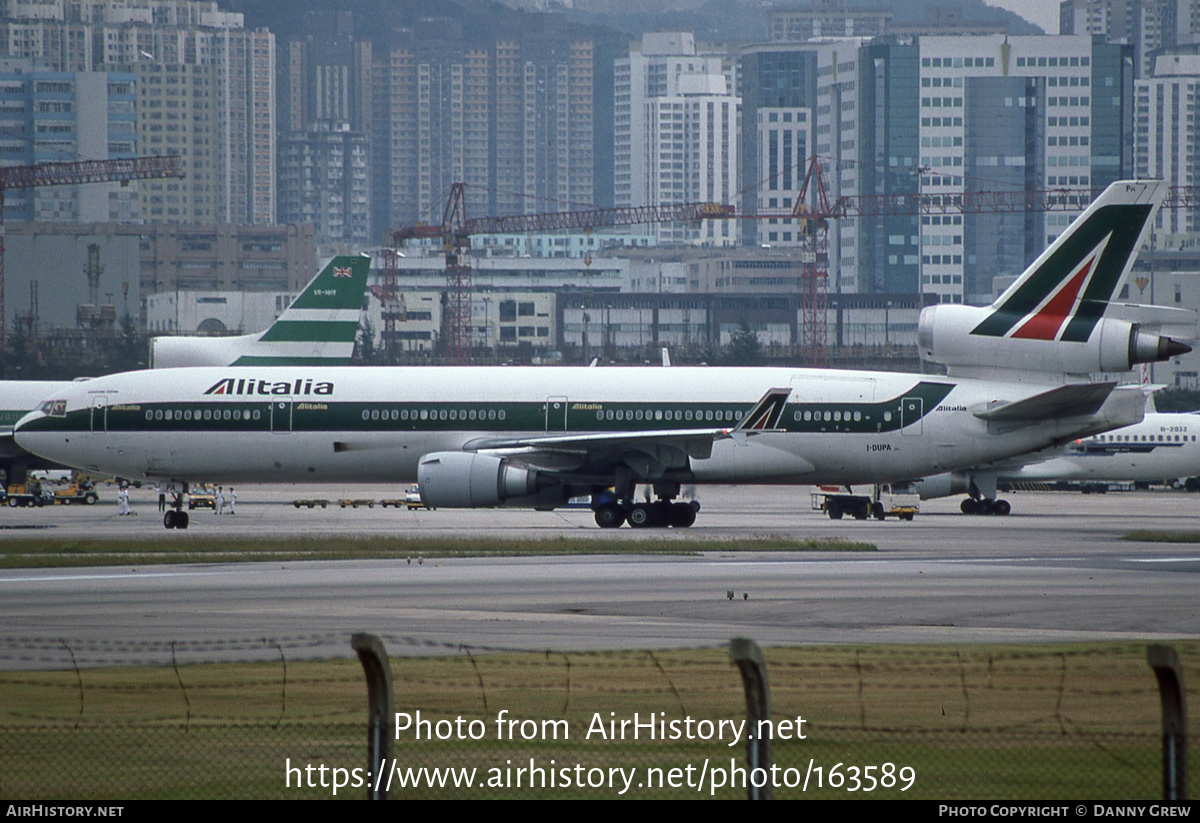 Aircraft Photo of I-DUPA | McDonnell Douglas MD-11 | Alitalia | AirHistory.net #163589