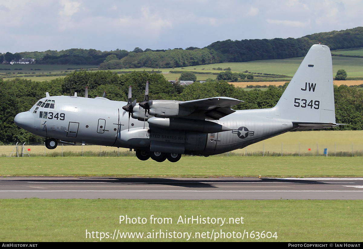 Aircraft Photo of 165349 / 5349 | Lockheed Martin C-130T Hercules (L-382) | USA - Navy | AirHistory.net #163604