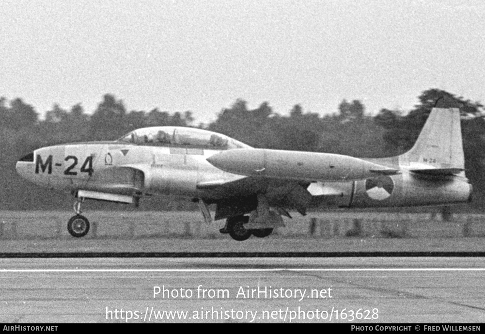 Aircraft Photo of M-24 | Lockheed T-33A | Netherlands - Air Force | AirHistory.net #163628