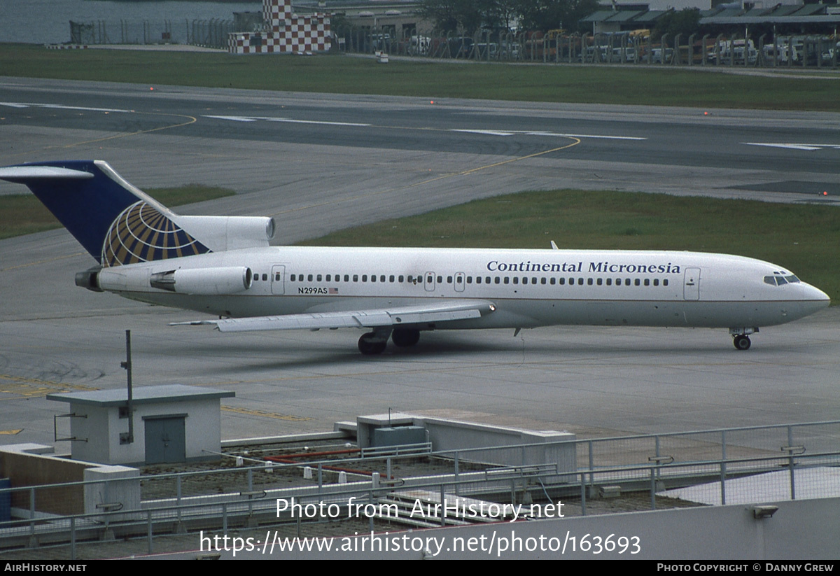 Aircraft Photo of N299AS | Boeing 727-2F9/Adv | Continental Micronesia | AirHistory.net #163693