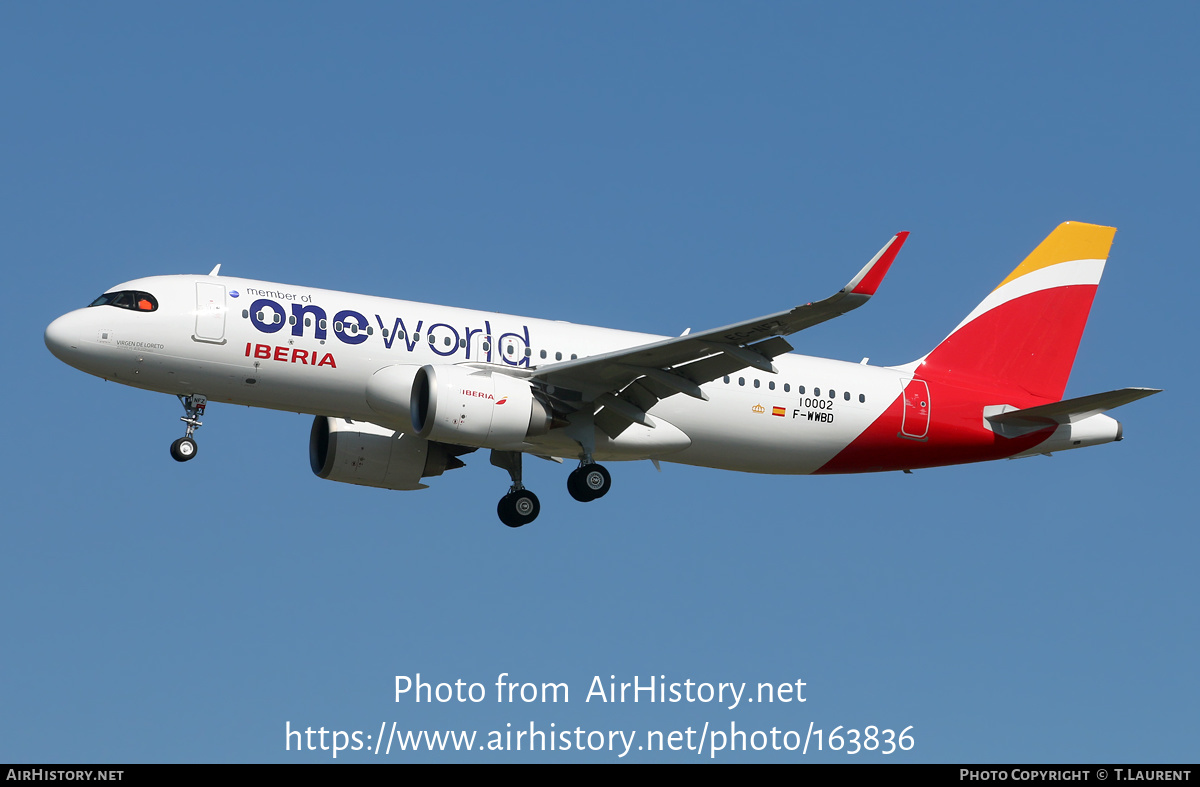 Aircraft Photo of F-WWBD | Airbus A320-251N | Iberia | AirHistory.net #163836