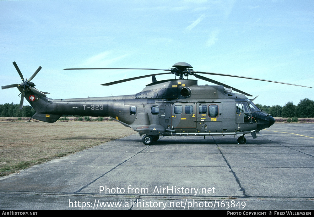 Aircraft Photo of T-323 | Aerospatiale TH89 Super Puma (AS-332M1) | Switzerland - Air Force | AirHistory.net #163849