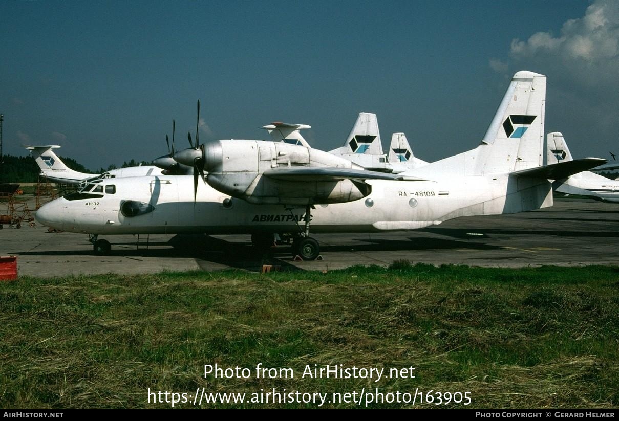 Aircraft Photo of RA-48109 | Antonov An-32A | Aviatrans | AirHistory.net #163905