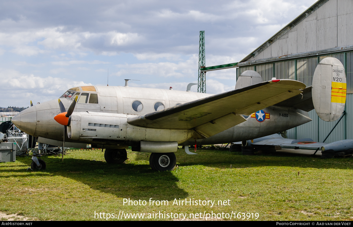 Aircraft Photo of F-AZEO / 210 | Dassault MD-312 Flamant | South Vietnam - Air Force | AirHistory.net #163919