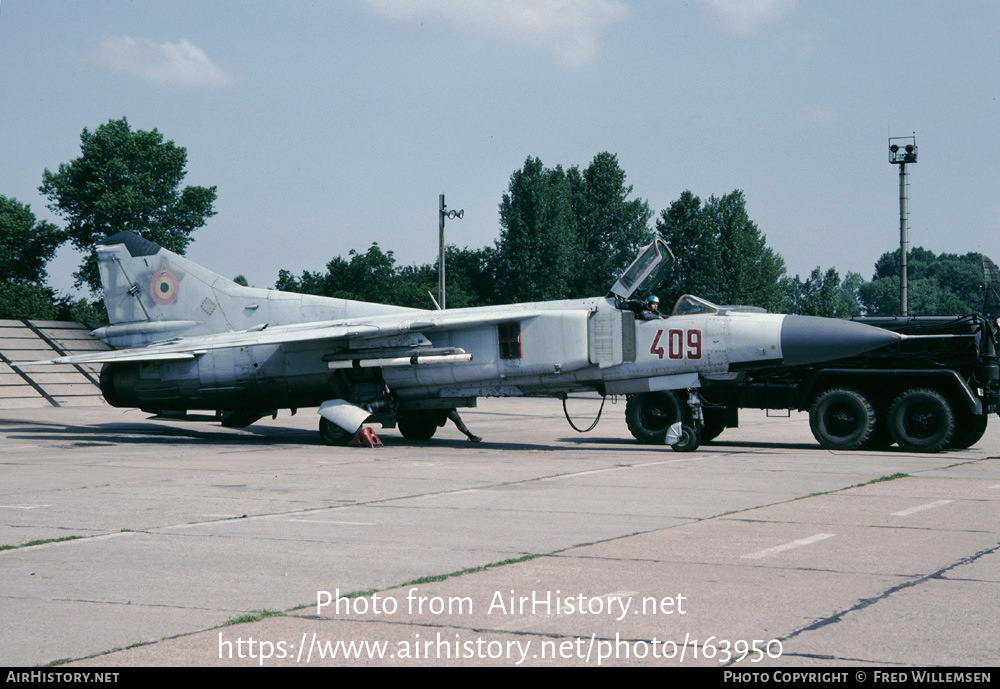 Aircraft Photo of 409 | Mikoyan-Gurevich MiG-23MF | Romania - Air Force | AirHistory.net #163950