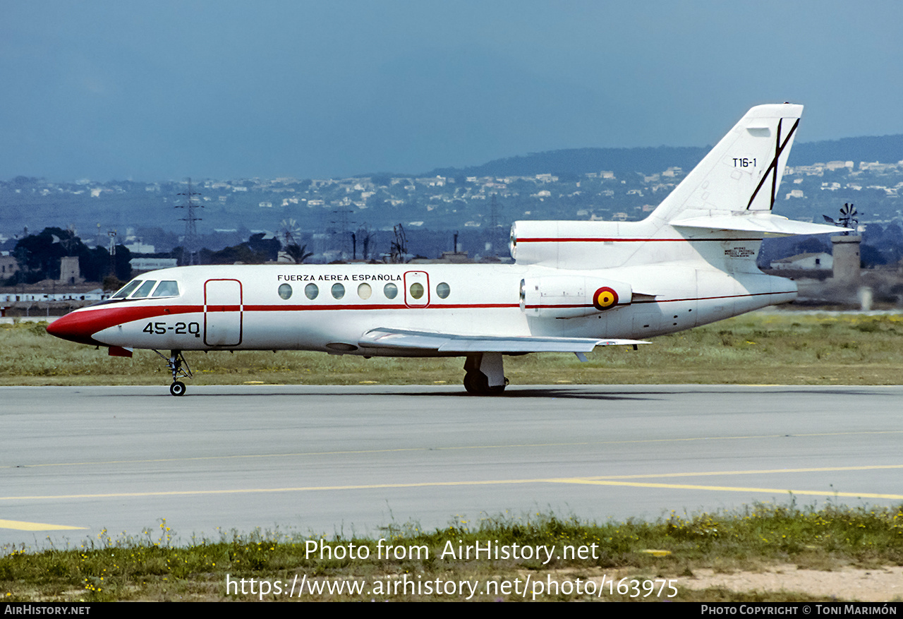 Aircraft Photo of T.16-1 | Dassault Falcon 50 | Spain - Air Force | AirHistory.net #163975