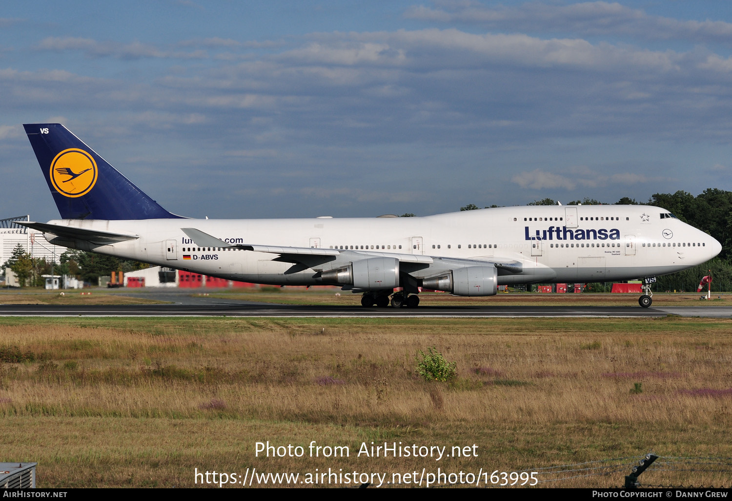 Aircraft Photo of D-ABVS | Boeing 747-430 | Lufthansa | AirHistory.net #163995