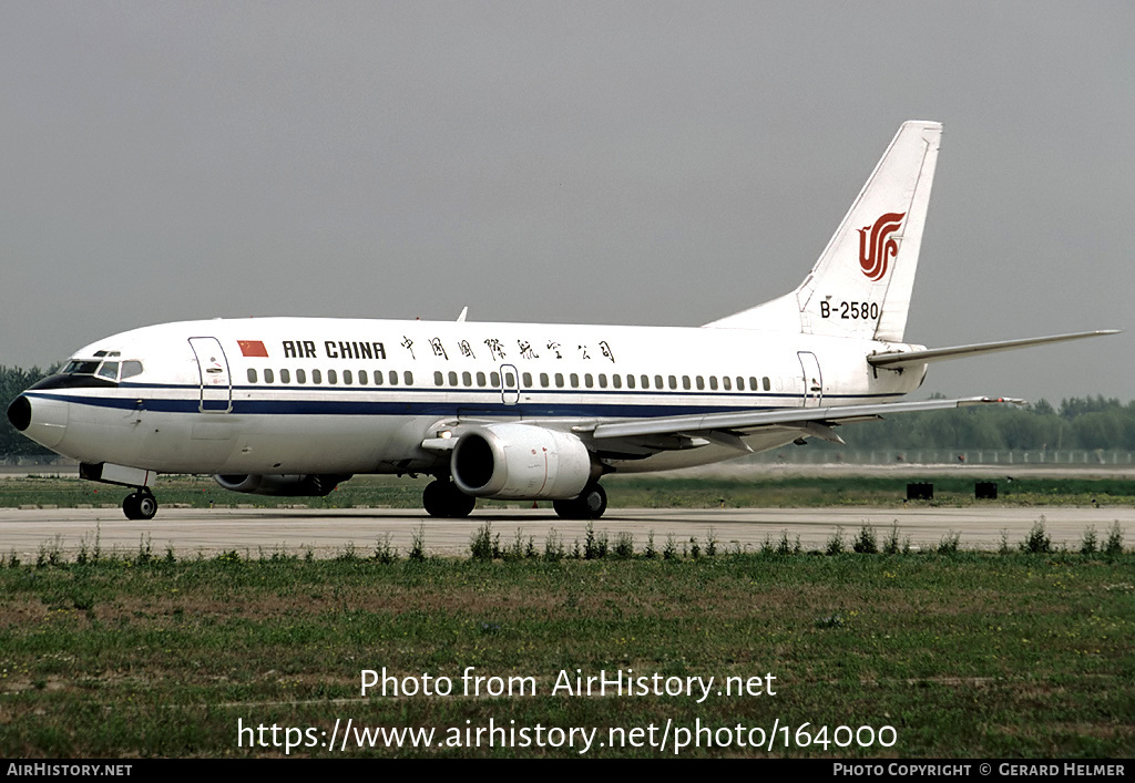 Aircraft Photo of B-2580 | Boeing 737-3J6 | Air China | AirHistory.net #164000