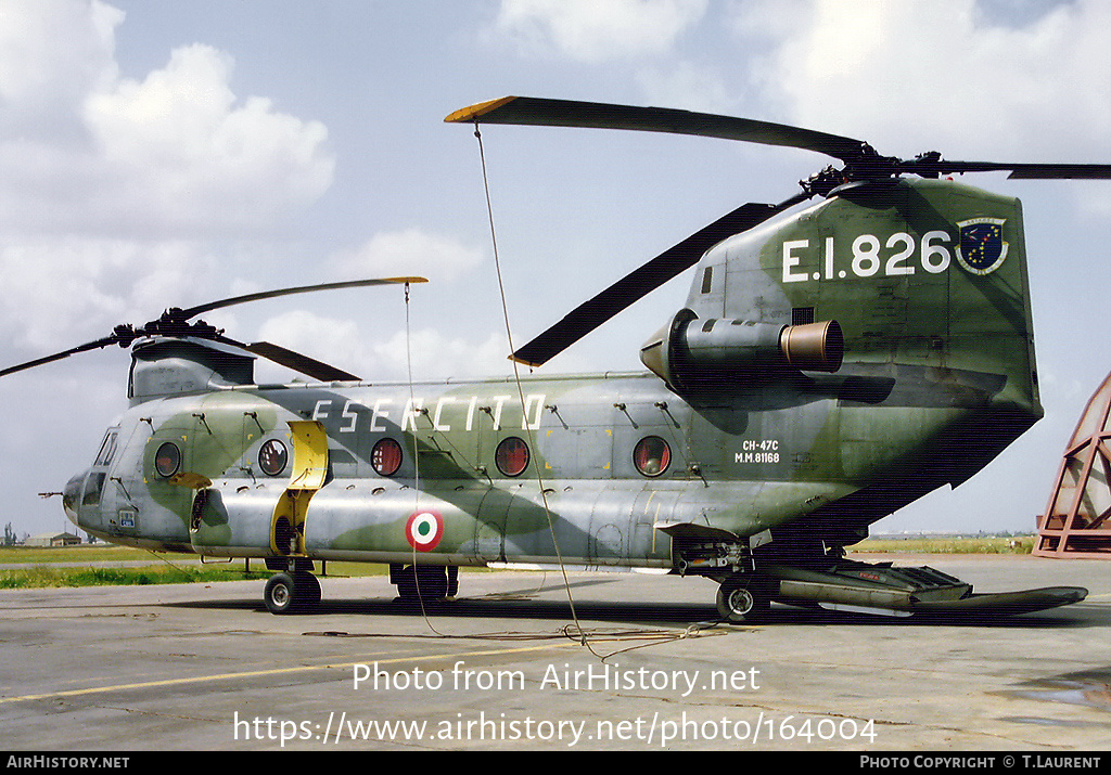 Aircraft Photo of MM81168 | Boeing CH-47C Plus Chinook (219) | Italy - Army | AirHistory.net #164004