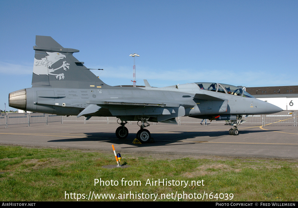 Aircraft Photo of 39-7 | Saab 39 Gripen NG Demo | Sweden - Air Force | AirHistory.net #164039