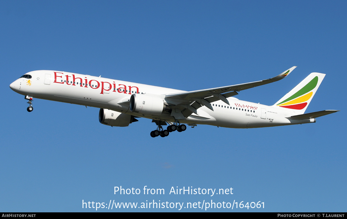 Aircraft Photo of F-WZNF | Airbus A350-941 | Ethiopian Airlines | AirHistory.net #164061