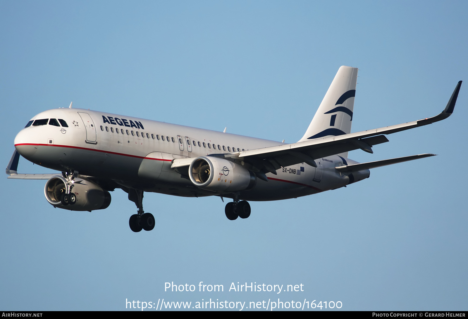 Aircraft Photo of SX-DNB | Airbus A320-232 | Aegean Airlines | AirHistory.net #164100