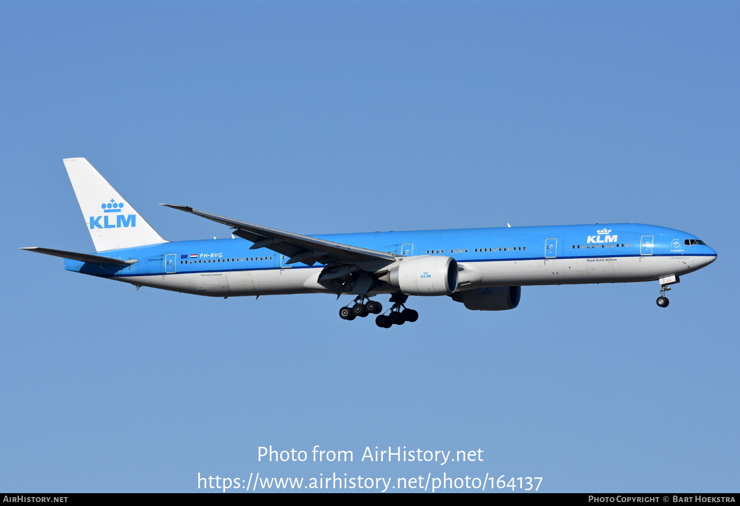 Aircraft Photo of PH-BVG | Boeing 777-306/ER | KLM - Royal Dutch Airlines | AirHistory.net #164137