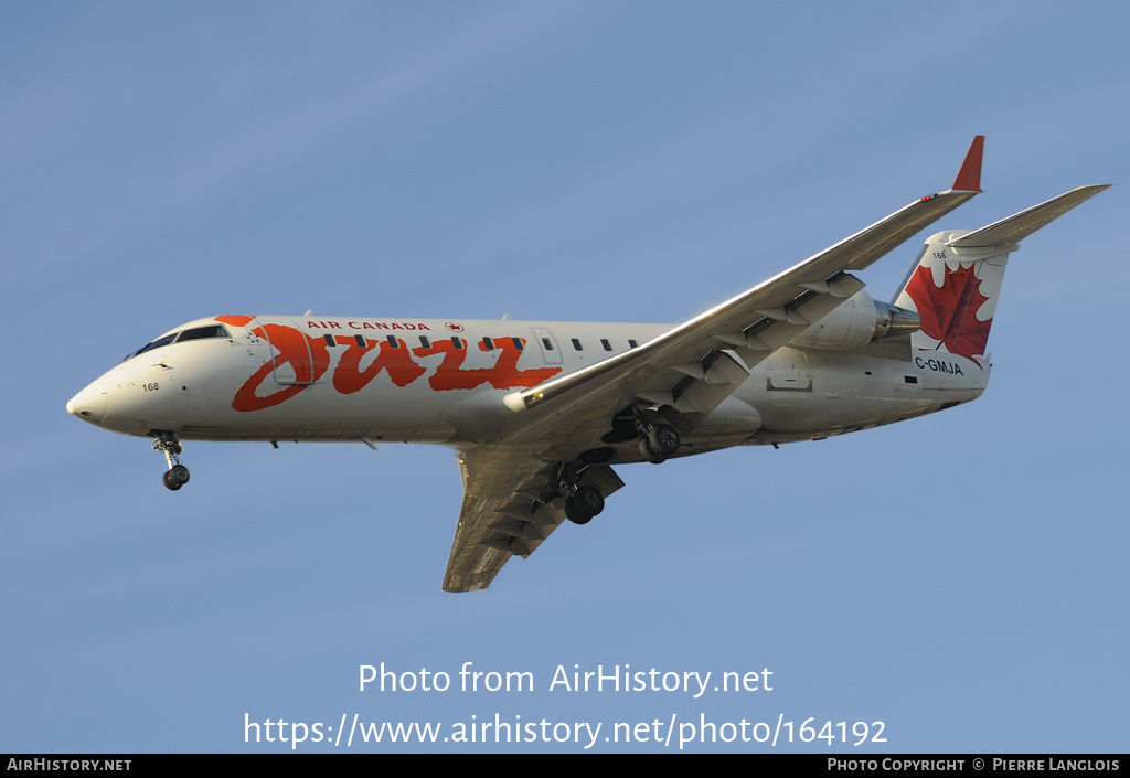 Aircraft Photo of C-GMJA | Bombardier CRJ-200ER (CL-600-2B19) | Air Canada Jazz | AirHistory.net #164192