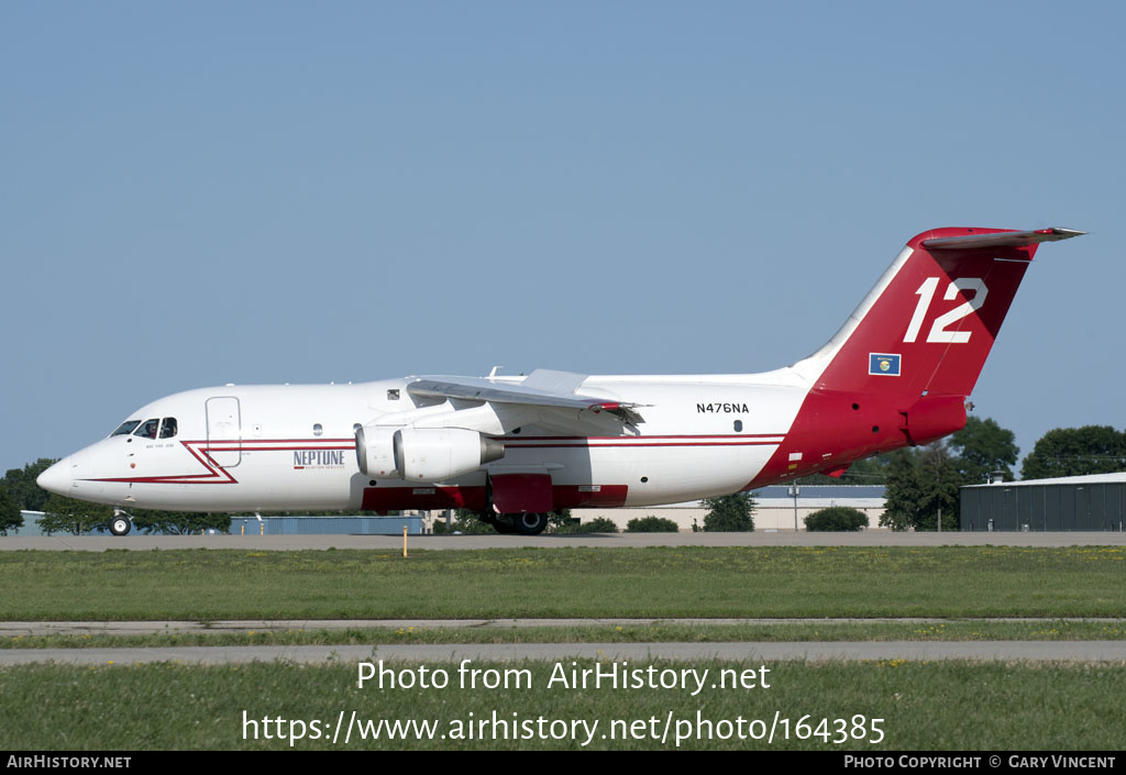 Aircraft Photo of N476NA | British Aerospace BAe-146-200 | Neptune Aviation Services | AirHistory.net #164385