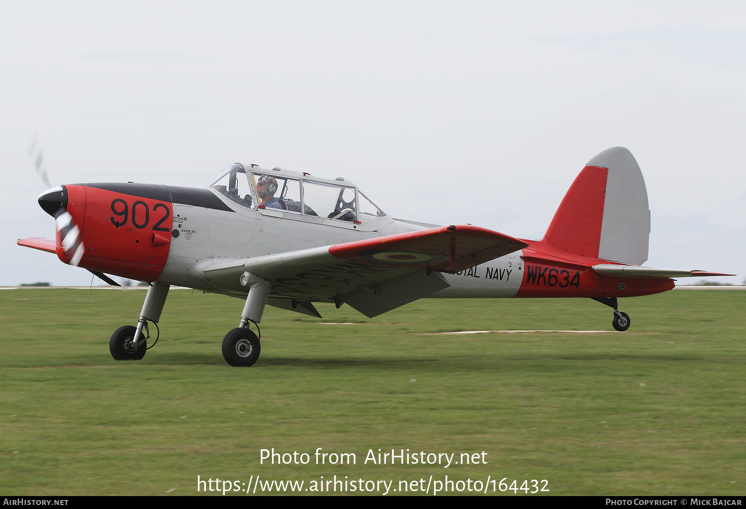 Aircraft Photo of G-CIGE / WK634 | De Havilland DHC-1 Chipmunk T10 | UK - Navy | AirHistory.net #164432