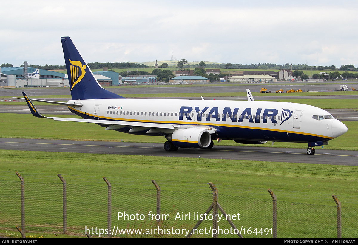 Aircraft Photo of EI-ENM | Boeing 737-8AS | Ryanair | AirHistory.net #164491