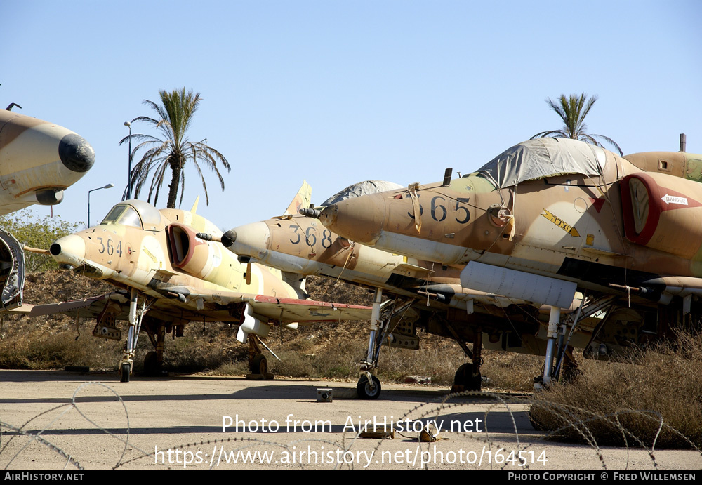 Aircraft Photo of 365 | McDonnell Douglas A-4N Skyhawk II (Aa-it) | Israel - Air Force | AirHistory.net #164514