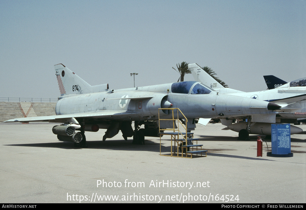 Aircraft Photo of 874 | Israel Aircraft Industries Kfir C2 | Israel - Air Force | AirHistory.net #164524