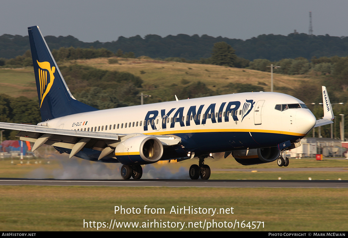 Aircraft Photo of EI-DLC | Boeing 737-8AS | Ryanair | AirHistory.net #164571