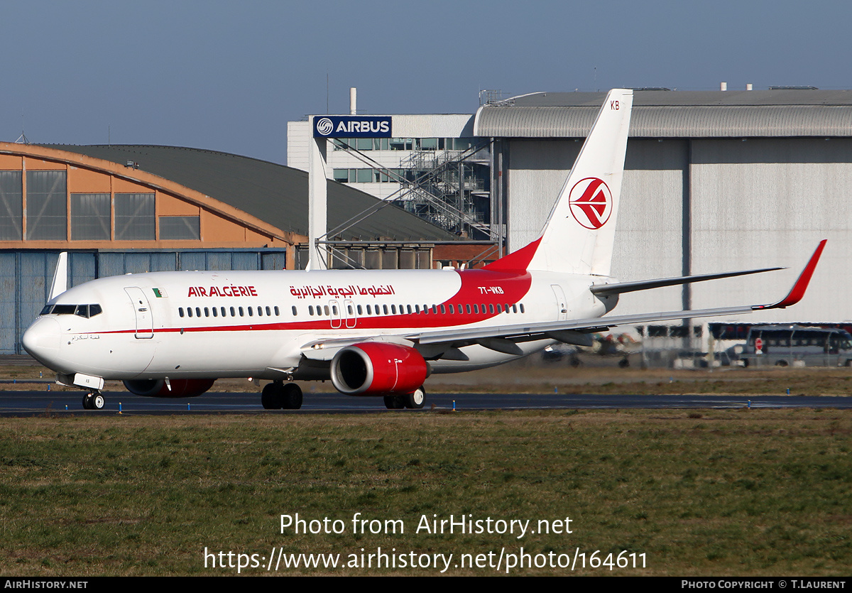 Aircraft Photo of 7T-VKB | Boeing 737-8D6 | Air Algérie | AirHistory.net #164611