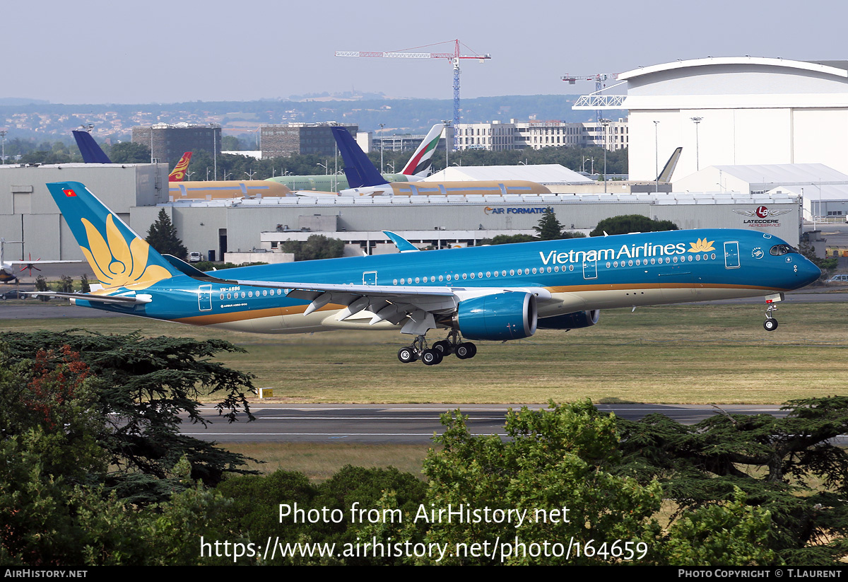 Aircraft Photo of VN-A886 | Airbus A350-941 | Vietnam Airlines | AirHistory.net #164659