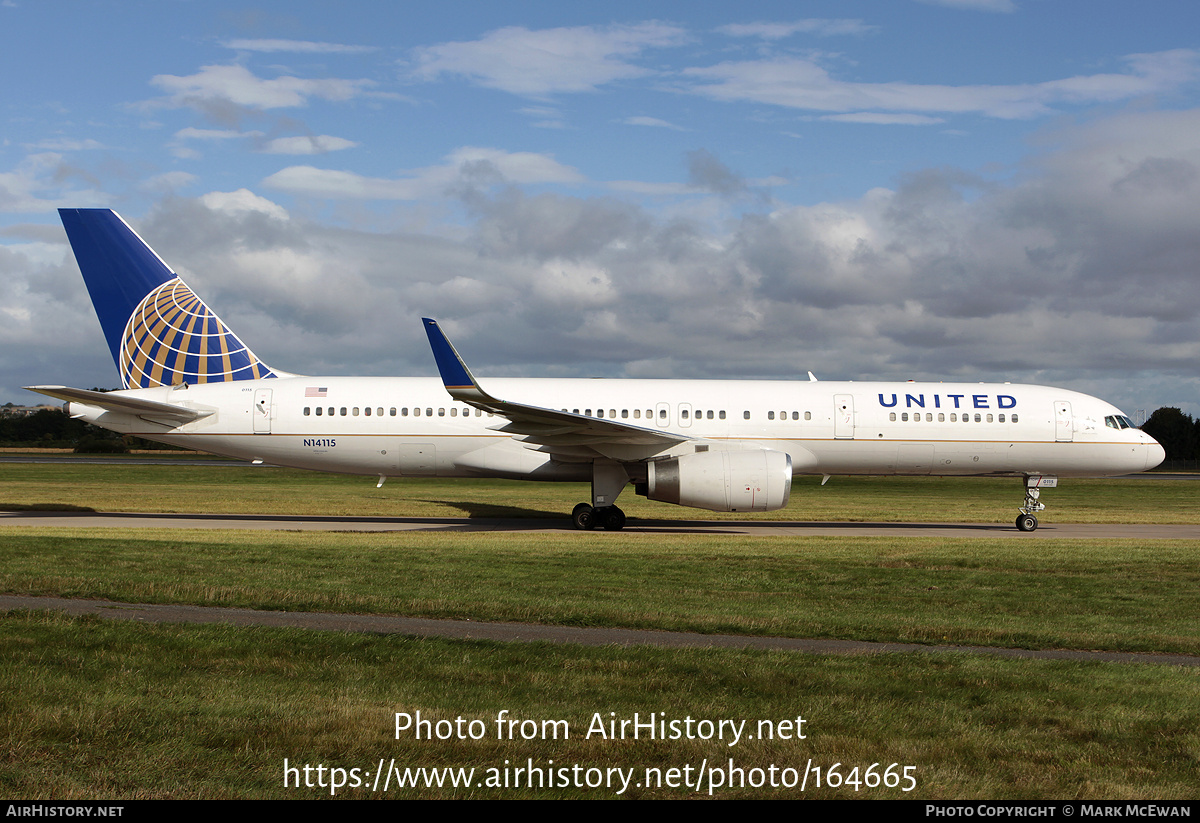 Aircraft Photo of N14115 | Boeing 757-224 | United Airlines | AirHistory.net #164665