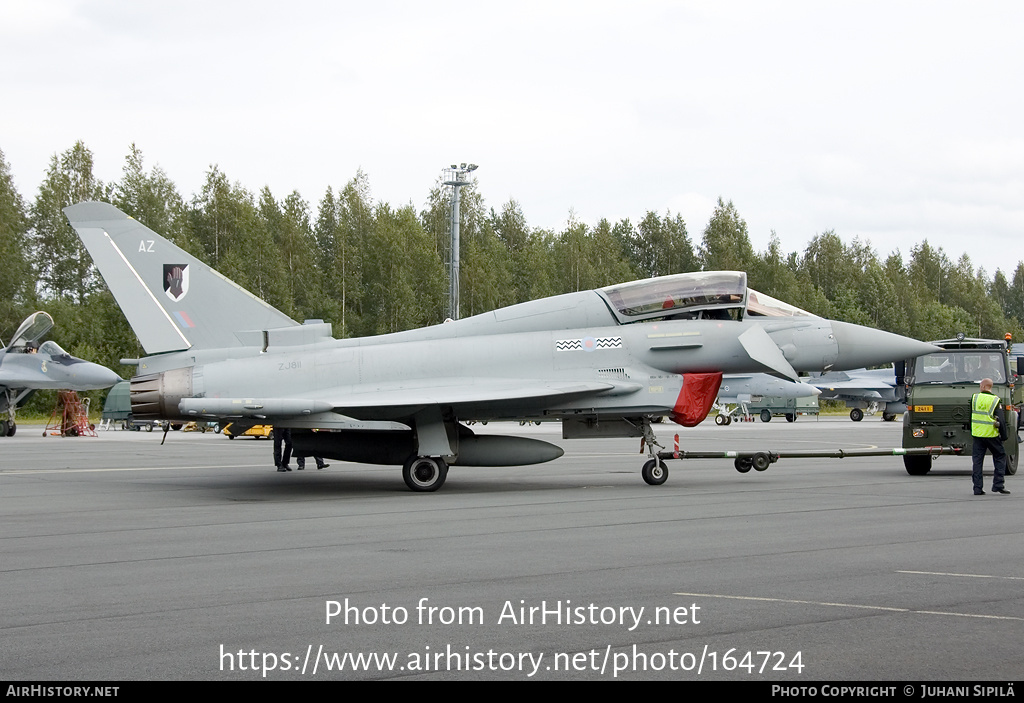 Aircraft Photo of ZJ811 | Eurofighter EF-2000 Typhoon T1 | UK - Air Force | AirHistory.net #164724