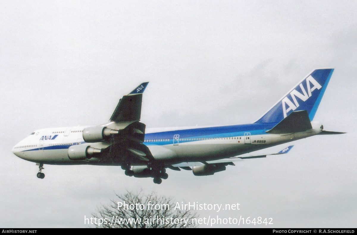 Aircraft Photo of JA8958 | Boeing 747-481 | All Nippon Airways - ANA | AirHistory.net #164842