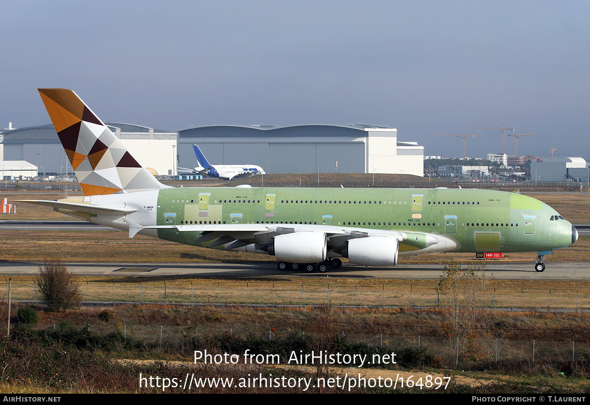 Aircraft Photo of F-WWSK | Airbus A380-861 | Etihad Airways | AirHistory.net #164897