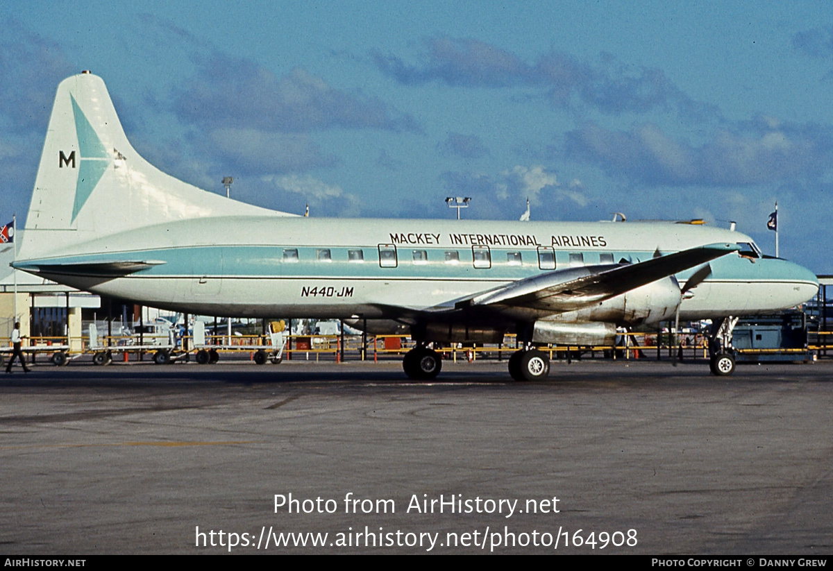 Aircraft Photo of N440JM | Convair 440-86 Metropolitan | Mackey International Airlines | AirHistory.net #164908