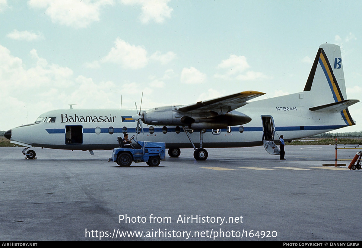 Aircraft Photo of N7804M | Fairchild Hiller FH-227 | Bahamasair | AirHistory.net #164920