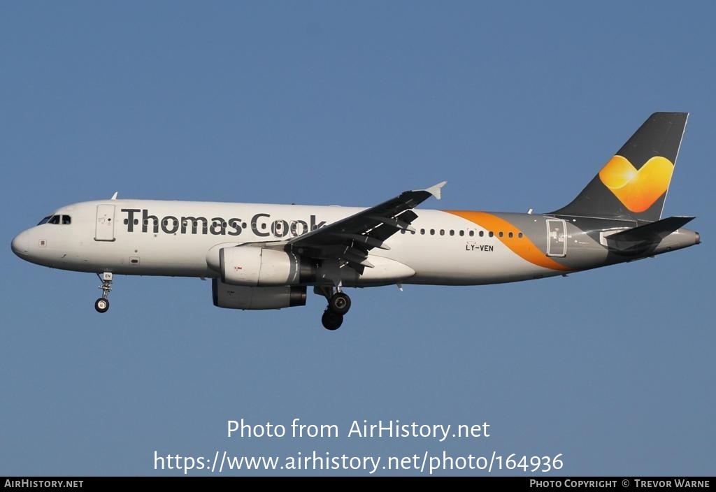 Aircraft Photo of LY-VEN | Airbus A320-233 | Thomas Cook Airlines | AirHistory.net #164936